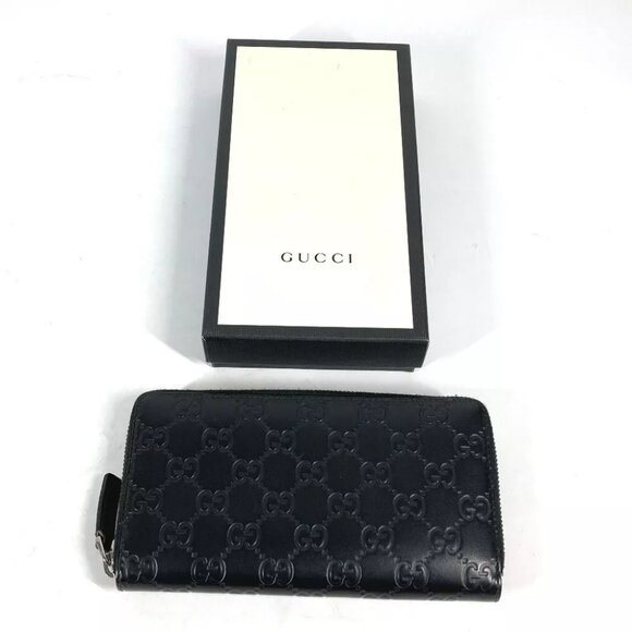 GUCCI 307987 Guccissima GG Long wallet Zip Around Long Wallet - Picture 3 of 14